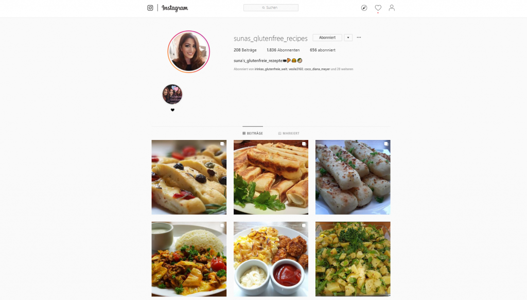 Instagram https://www.instagram.com/sunas_glutenfree_recipes/
